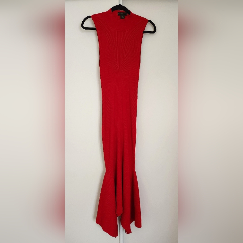 House Of Harlow 1960 Red Mock Neck Maxi Dress Small